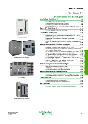 Digest Catalog 11: Switchboards and Switchgear (DEC 2022)