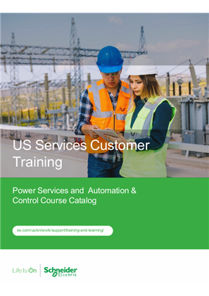 US Services Customer Training - Power Services and Automation & Control Course Catalog