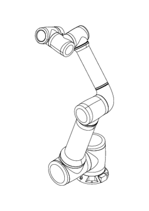 Lexium Cobot L18S CAD simplified