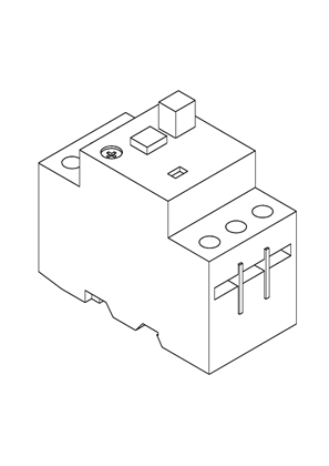 Easypact TVS Motor circuit breaker - 3D CAD