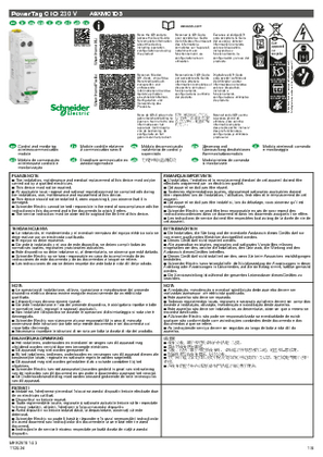 PowerTag C IO-控制和監視無線通信模塊-說明書