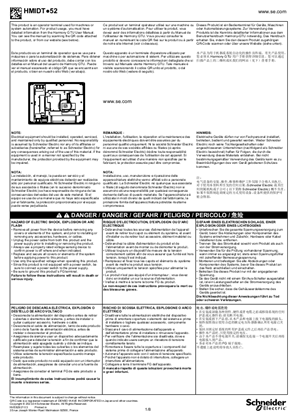 Harmony GTU - HMIDT●52 Display Module, 快速入門指南