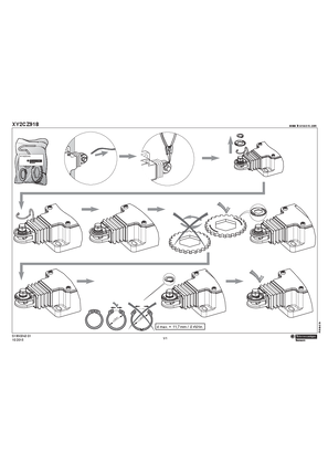 XY2CZ918 Replacement kit for XY2CH, Instruction Sheet