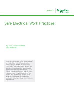 Imagen de Safe Electrical Work Practices - White Paper