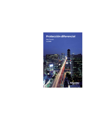 Imagen de Guía Protección Diferencial Baja Tensión