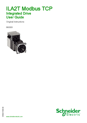 Image of ILA2T Modbus TCP Integrated Drive, User Guide