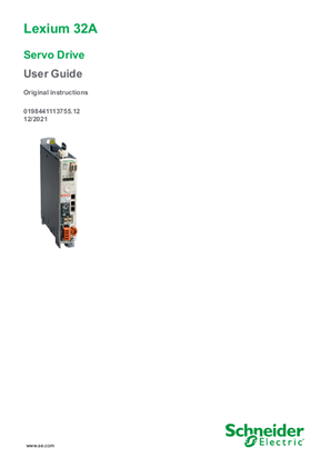 Obraz LXM32A Servo Drive, User Guide