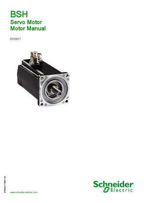 Image of BSH Servo motor, Motor manual
