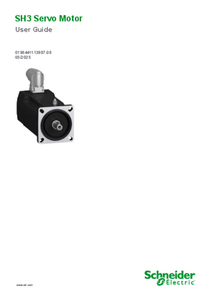 Image of SH3 Servo Motor, User Guide
