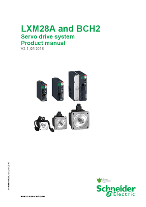 Image of LXM28A and BCH2 Servo drive system, Product manual
