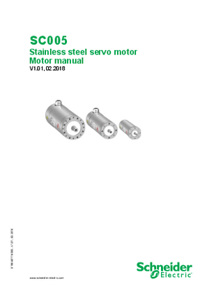 Image of SC005 - Stainless steel servo motor, Motor manual