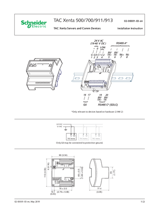 Image of TAC Xenta 500/700/911/913 TAC Xenta Servers and Comm Devices