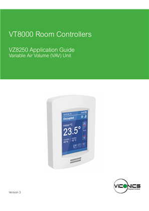 Image of VZ8250 Variable Air Volume (VAV) Unit Application Guide