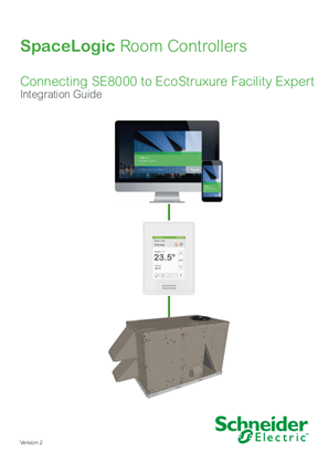 Podoba osebe Connecting SE8000 Room Controllers to EcoStruxure Facility Expert Integration Guide