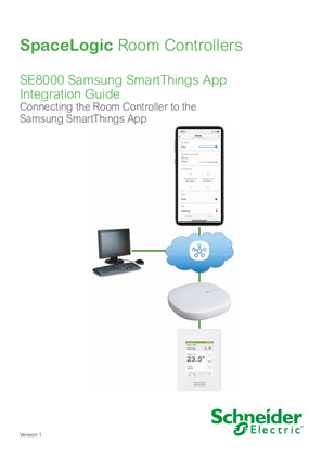 Kuva kohteesta Connecting SE8000 Room Controllers to the Samsung SmartThings App