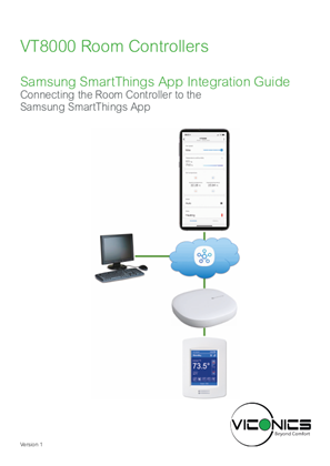 Image of Connecting VT8000 Room Controllers to the Samsung SmartThings App