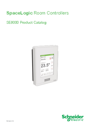 Image of SpaceLogic SE8000 Room Controllers Product Catalog