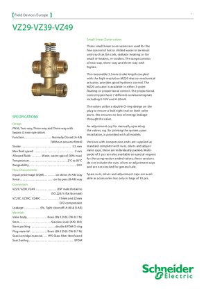 Image of VZ29-VZ39-VZ49 Small Linear Zone Valves