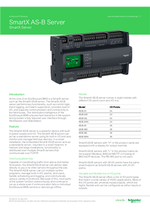 Image of SmartX AS-B Server Specification Sheet