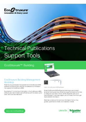 Image of Technical Publications Specification Sheet
