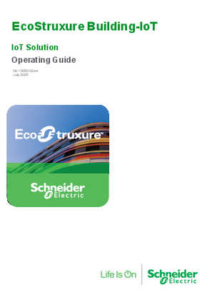 Image of EcoStruxure Building-IoT Sensor Solution Operating Guide