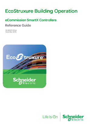 Image of eCommission SmartX Controllers Reference Guide