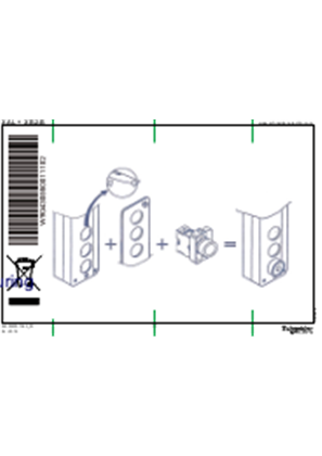 Hình ảnh của XAL + XB2 B Control Box, Instruction Sheet