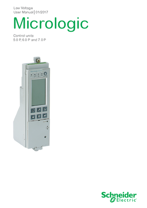 Image of Micrologic 5.0P to 7.0P Control units - User manual