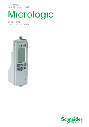 Imagem de Micrologic 5.0H to 7.0H Control units - User manual