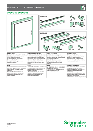 Image of Flush-mount kit- Instruction Sheet