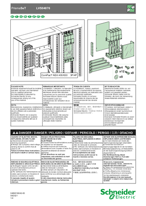 Imagen de In-duct inc. Conct. Blk NS630 - Hoja de instrucciones