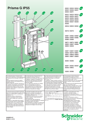 Image of Prisma Plus G IP55 enclosure - Instruction sheet