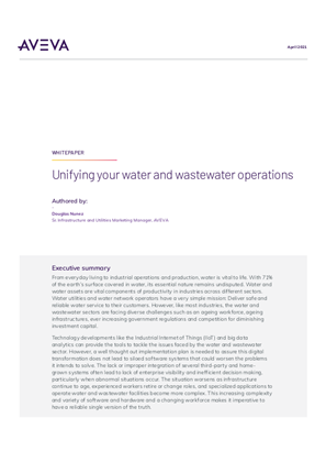 Image of Unifying your water and waste water operations