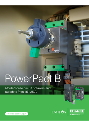 Image of PowerPact B-frame Molded Case Circuit Breakers Brochure