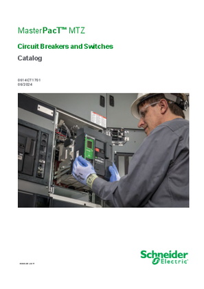 Image of MasterPacT MTZ UL/ANSI Circuit Breakers Catalog