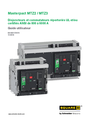 Image de Masterpact MTZ2 / MTZ3 Disjoncteurs et commutateurs répertoriés UL et/ou certifiés ANSI de 800 à 6000 A