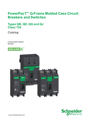 Image of Square D PowerPacT Q-Frame Circuit Breakers and Switches