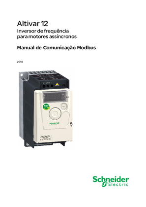 Imagem de Manual de Comunicação Modbus - Altivar 12