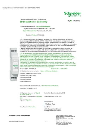 Image of EU declaration of conformity
