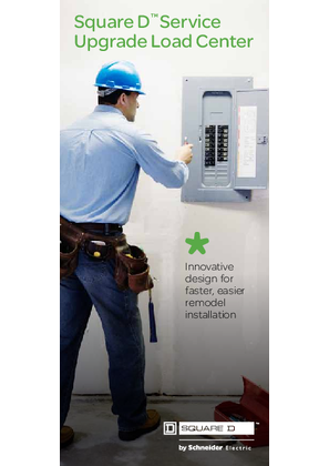 Image of Square D Service Upgrade Load Centers Brochure