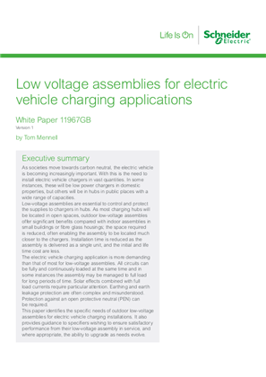 Image of Low voltage assemblies for electric vehicle charging applications
