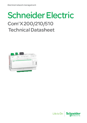 Image of Com'X 210-510 Technical Datasheet