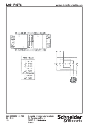 イメージ LA9-F.976 Set of power connections for reversing contactors LC2 F (Horizontally mounted)
