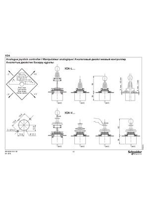Image of XDA... Analogue joystick controller, Instruction Sheet