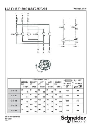 的映像 LC2 F115…F265 Reversing contactors - 说明页