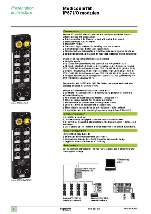 的映像 Modicon ETB IP67 I/O modules