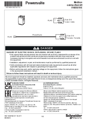 Image of Instruction Sheet - PowerSuite PC link - VW3A8106