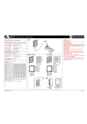 Image of XBLC... 12-way keypads. AS-Interface cabling system.