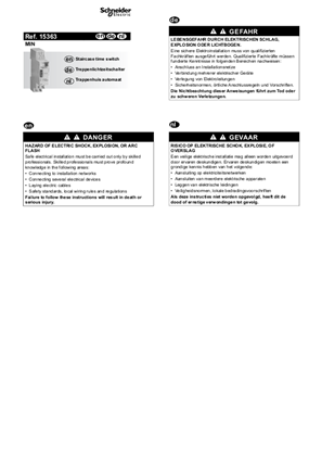 Gambar dari Acti 9- MIN Staircase Time Switch-User Guide (EN)