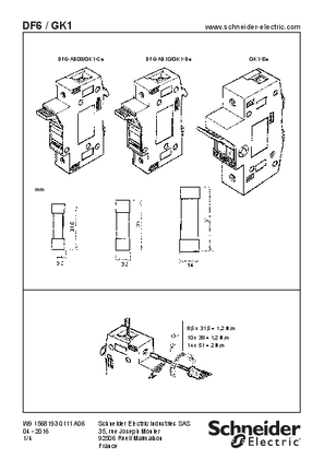 Image of DF6 GK1 Fuse carriers and accessories